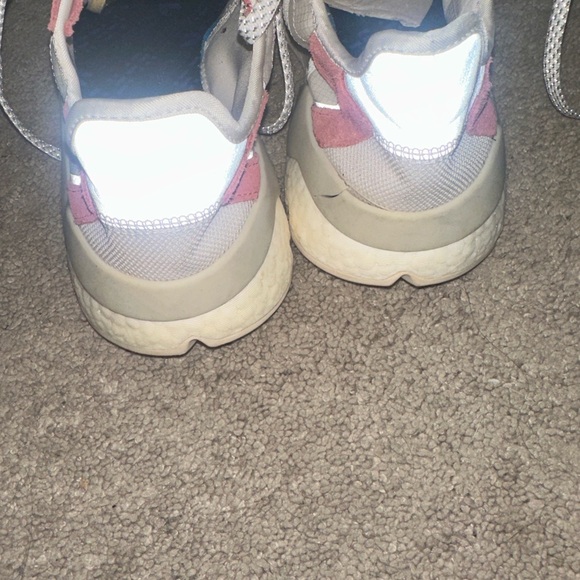 Adidas Women's Sneakers - Pink and Cream - Picture 3 of 9